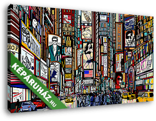 utca New York-i városban - vászonkép 3D látványterv