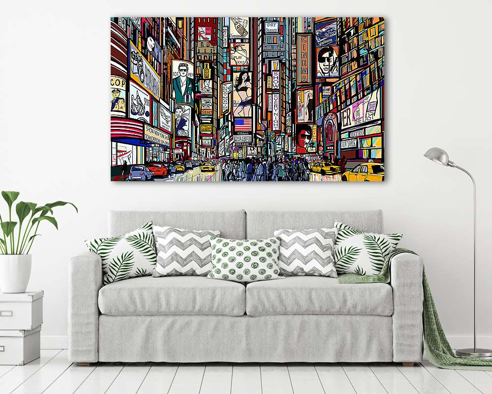 utca New York-i városban - vászonkép, falikép vásárlás utca New York-i városban (vászonkép) - vászonkép, falikép otthonra és irodába