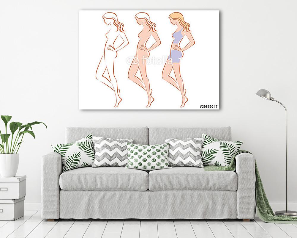 Fitness lány - vászonkép, falikép vásárlás Fitness lány (vászonkép) - vászonkép, falikép otthonra és irodába