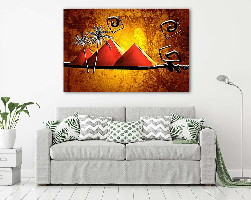 afro motívum etnikai retro vintage (fotótapéta) - vászonkép, falikép otthonra és irodába