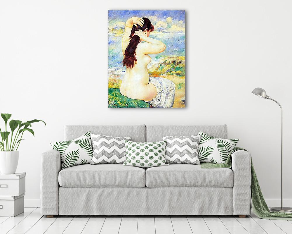 Fürdöző nő - vászonkép, falikép vásárlás Fürdöző nő (vászonkép) - vászonkép, falikép otthonra és irodába
