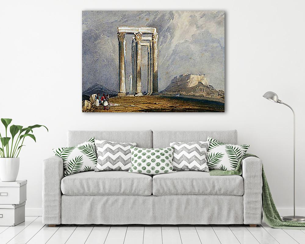 A Jupiter templom oszlopai (színverzió 1.) (fotótapéta) - vászonkép, falikép otthonra és irodába