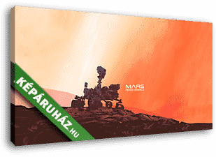 Perseverance Rover a Marson (Illusztráció) - vászonkép 3D látványterv