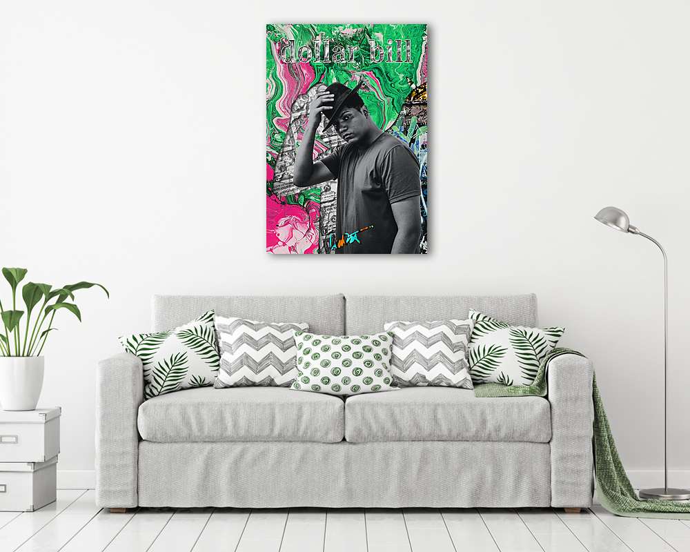 DollarBill (MenzArt) - vászonkép, falikép vásárlás DollarBill (MenzArt) (vászonkép) - vászonkép, falikép otthonra és irodába