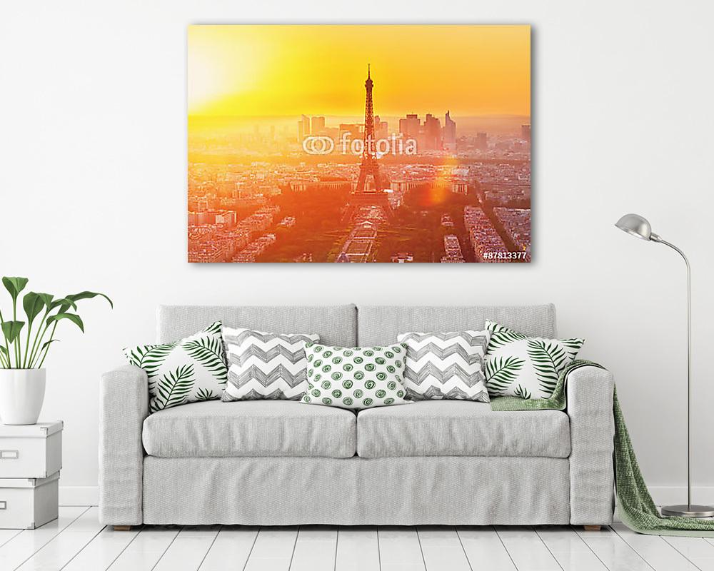 Eiffel-torony és Párizs városképe - vászonkép, falikép vásárlás Eiffel-torony és Párizs városképe (vászonkép) - vászonkép, falikép otthonra és irodába