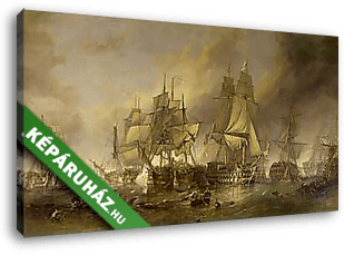 A trafalgari csata - vászonkép 3D látványterv