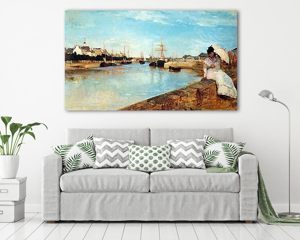 Lorient kikötője (vászonkép) - vászonkép, falikép otthonra és irodába