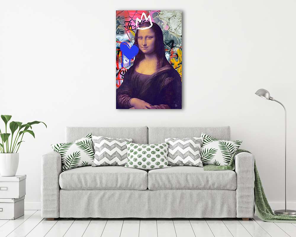Mona lisa graffiti 1. (Barokk & Graffiti) - vászonkép, falikép vásárlás Mona lisa graffiti 1. (Barokk & Graffiti) (vászonkép) - vászonkép, falikép otthonra és irodába
