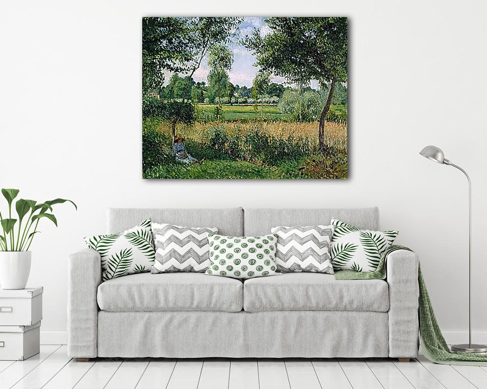 Eragny reggeli napsütésben - vászonkép, falikép vásárlás Eragny reggeli napsütésben (vászonkép) - vászonkép, falikép otthonra és irodába