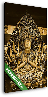 Buddha aranyban - vászonkép 3D látványterv