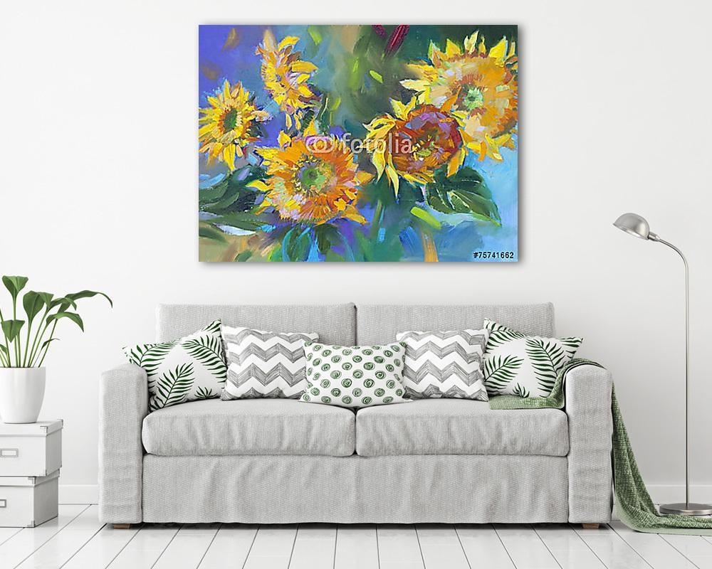 napraforgó (poszter) - vászonkép, falikép otthonra és irodába