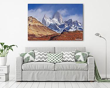 Mount Fitz Roy, Los Glaciares Nemzeti Park, Patagonia (vászonkép) - vászonkép, falikép otthonra és irodába