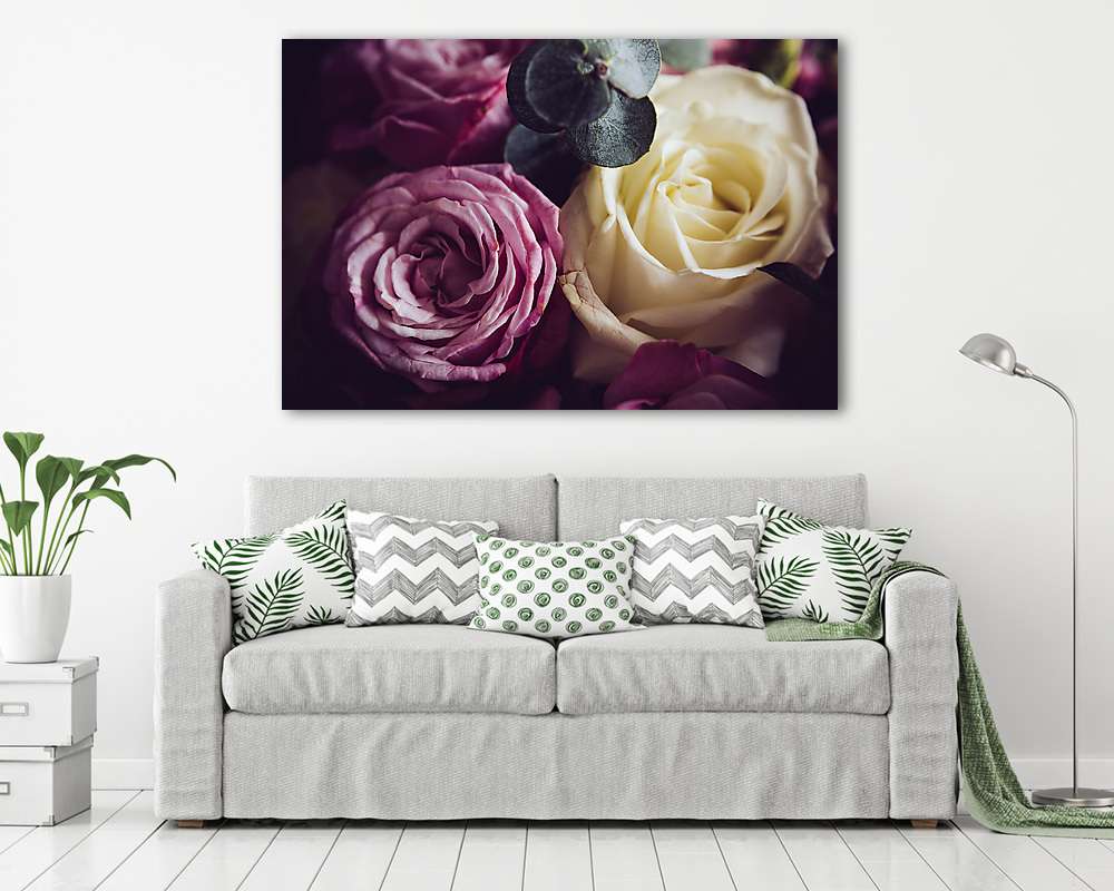 Elegant bouquet (többrészes kép) - vászonkép, falikép otthonra és irodába