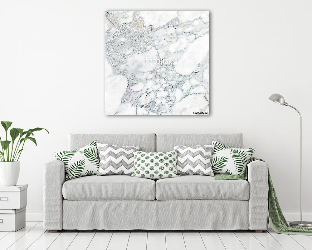 Marble texture background for interior or exterior design with copy space for text or image. Marble motifs that occurs natural. (bögre) - vászonkép, falikép otthonra és irodába