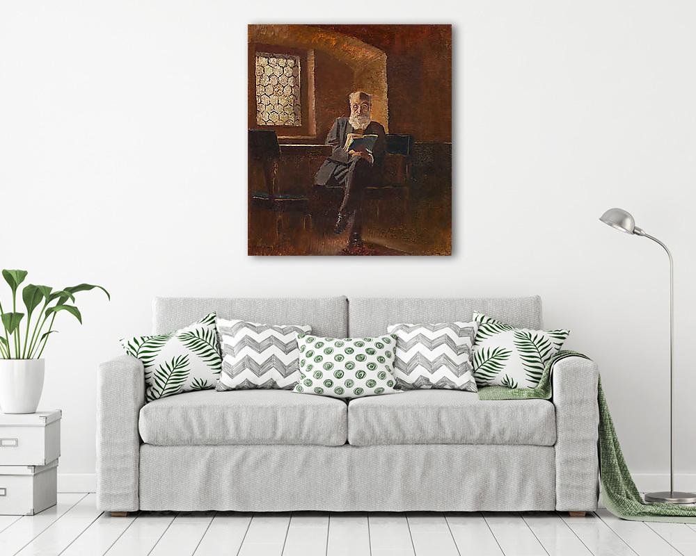 Mednyánszky Ede portréja (többrészes kép) - vászonkép, falikép otthonra és irodába