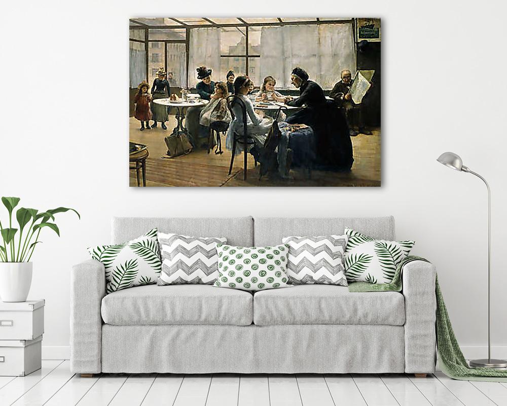 Vizsga után (1890) - vászonkép, falikép vásárlás Vizsga után (1890) (többrészes kép) - vászonkép, falikép otthonra és irodába