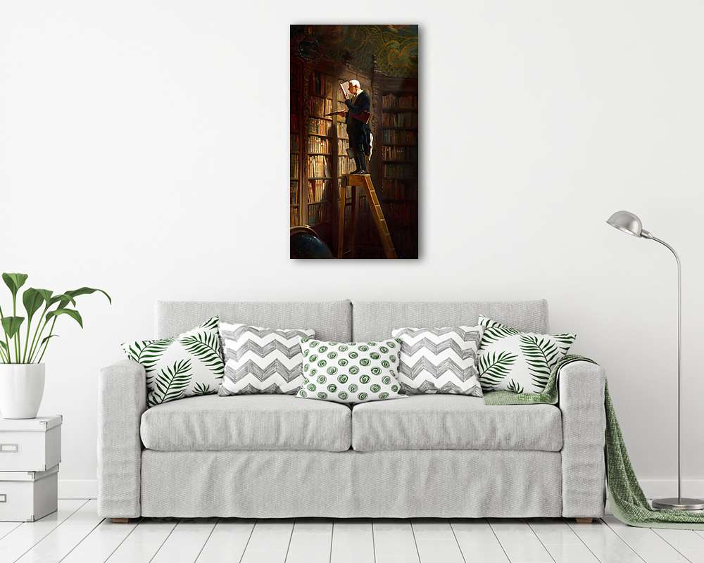 A könyvmoly (vászonkép) - vászonkép, falikép otthonra és irodába
