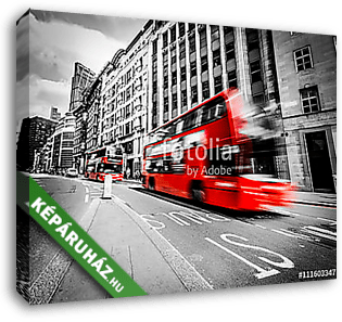 Elsuhanó Double Decker, London - vászonkép 3D látványterv