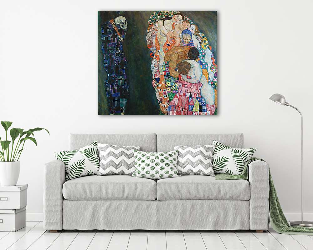 Élet és halál (színverzió 1) (vászonkép) - vászonkép, falikép otthonra és irodába