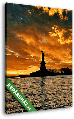 USA - New York, Szabadság-szobor - vászonkép 3D látványterv