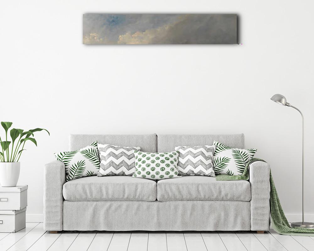 Egy holland bárka kifut a rotterdami kikötőből (vászonkép) - vászonkép, falikép otthonra és irodába