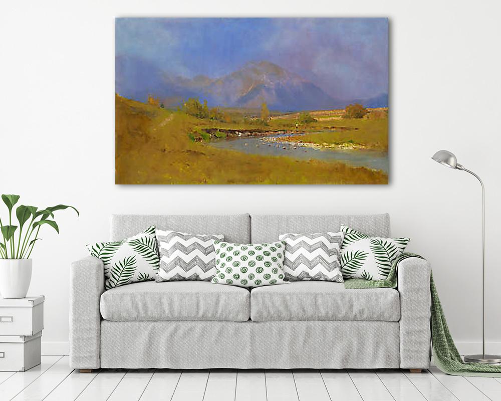 Tavaszi eső után a Tátrában (többrészes kép) - vászonkép, falikép otthonra és irodába