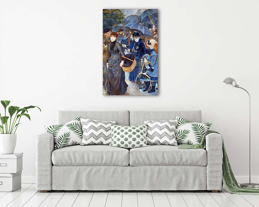 Esernyők (vászonkép) - vászonkép, falikép otthonra és irodába