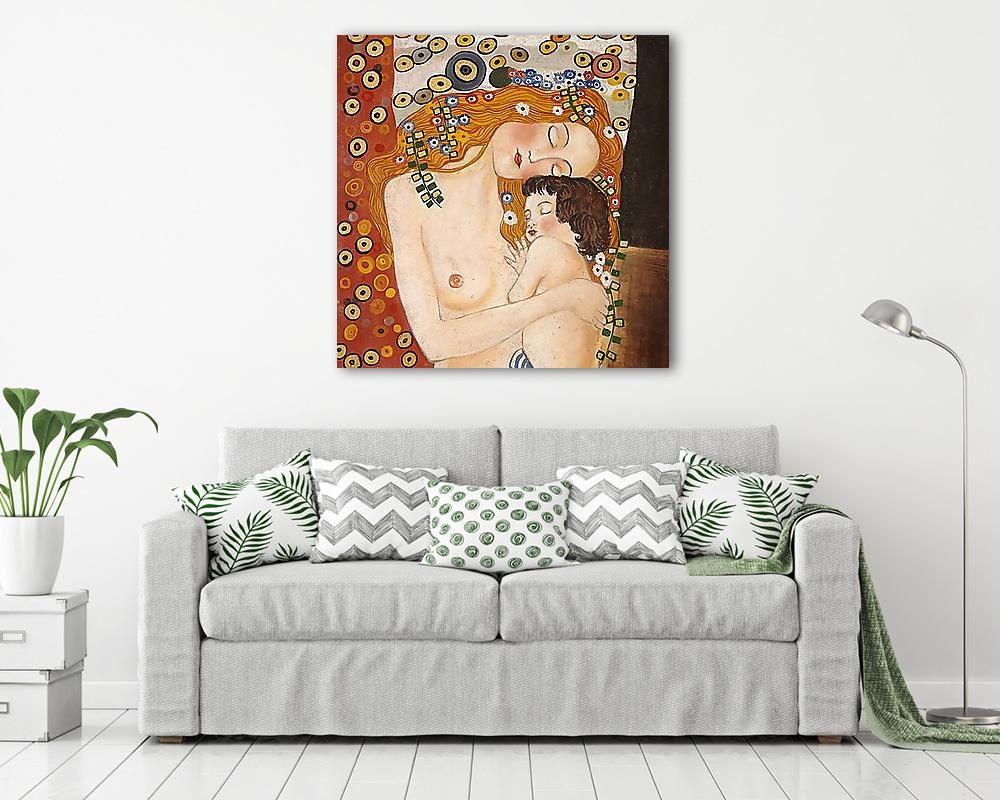 FV - A nő három életkora (átdolgozás, részlet) (keretezett kép) - vászonkép, falikép otthonra és irodába