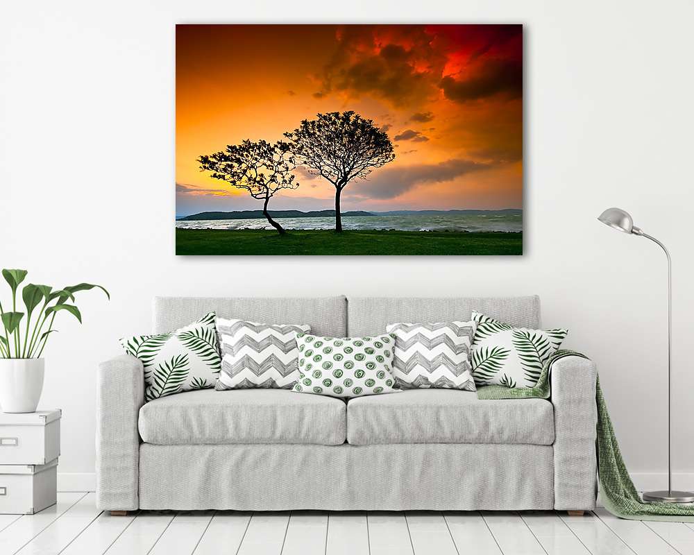 naplementét fával - vászonkép, falikép vásárlás naplementét fával (poszter) - vászonkép, falikép otthonra és irodába