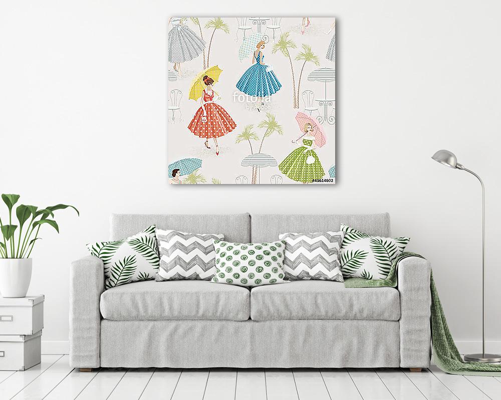 Nők és napernyők - vászonkép, falikép vásárlás Nők és napernyők (vászonkép) - vászonkép, falikép otthonra és irodába