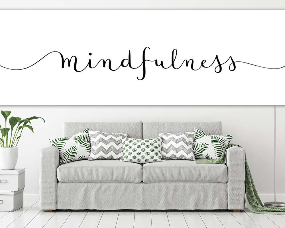 Mindfulness - Tudatosság (többrészes kép) - vászonkép, falikép otthonra és irodába