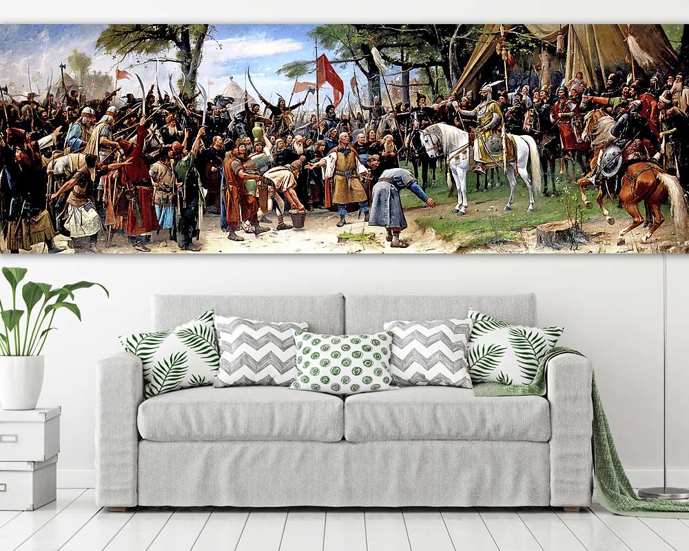 Honfoglalás (színverzió 1) (poszter) - vászonkép, falikép otthonra és irodába