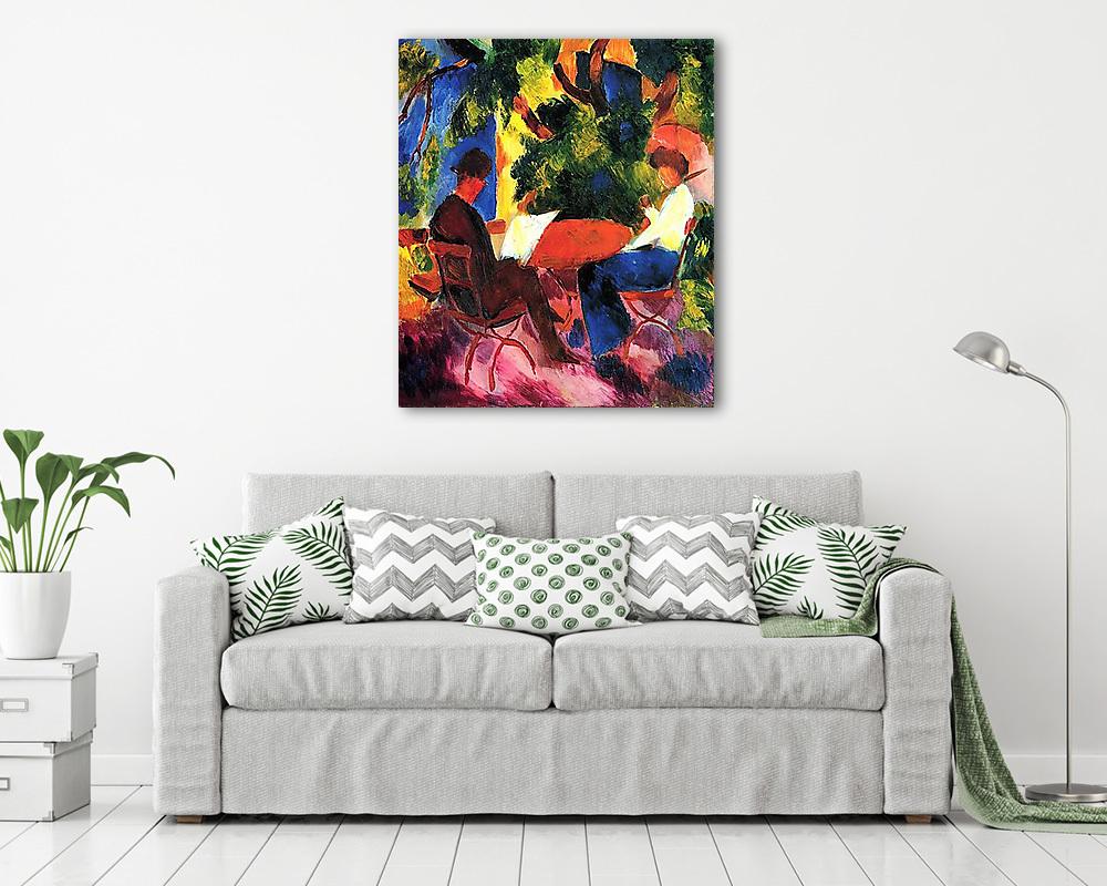 Ketten a kertben - vászonkép, falikép vásárlás Ketten a kertben (vászonkép) - vászonkép, falikép otthonra és irodába
