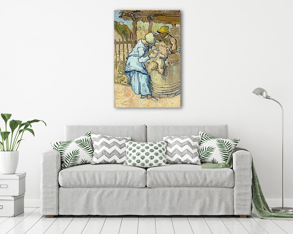 Birkanyírás - vászonkép, falikép vásárlás Birkanyírás (vászonkép) - vászonkép, falikép otthonra és irodába