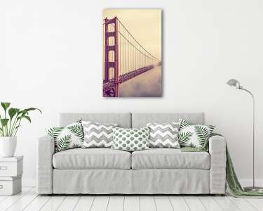 Golden Gate Fog (vászonkép) - vászonkép, falikép otthonra és irodába