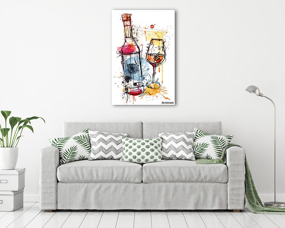 Vörösbor (vászonkép) - vászonkép, falikép otthonra és irodába