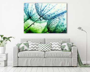  dandelion flower background (vászonkép) - vászonkép, falikép otthonra és irodába