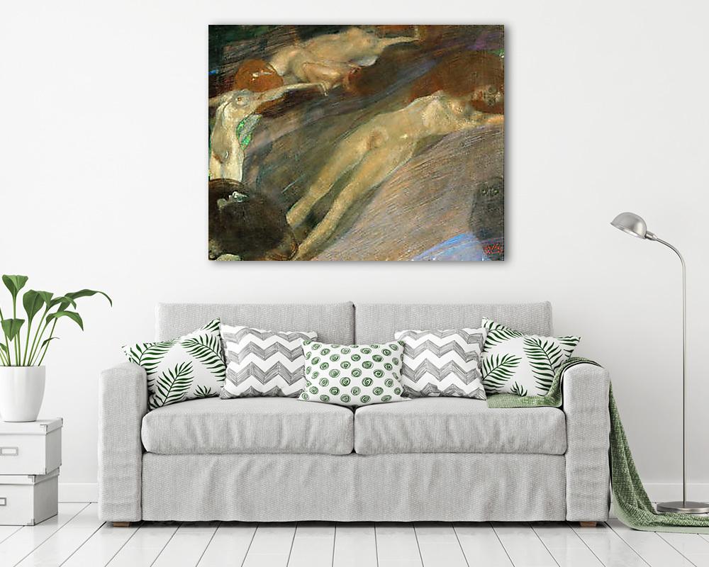 Élő víz (többrészes kép) - vászonkép, falikép otthonra és irodába