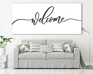 Welcome - Isten hozott (vászonkép) - vászonkép, falikép otthonra és irodába