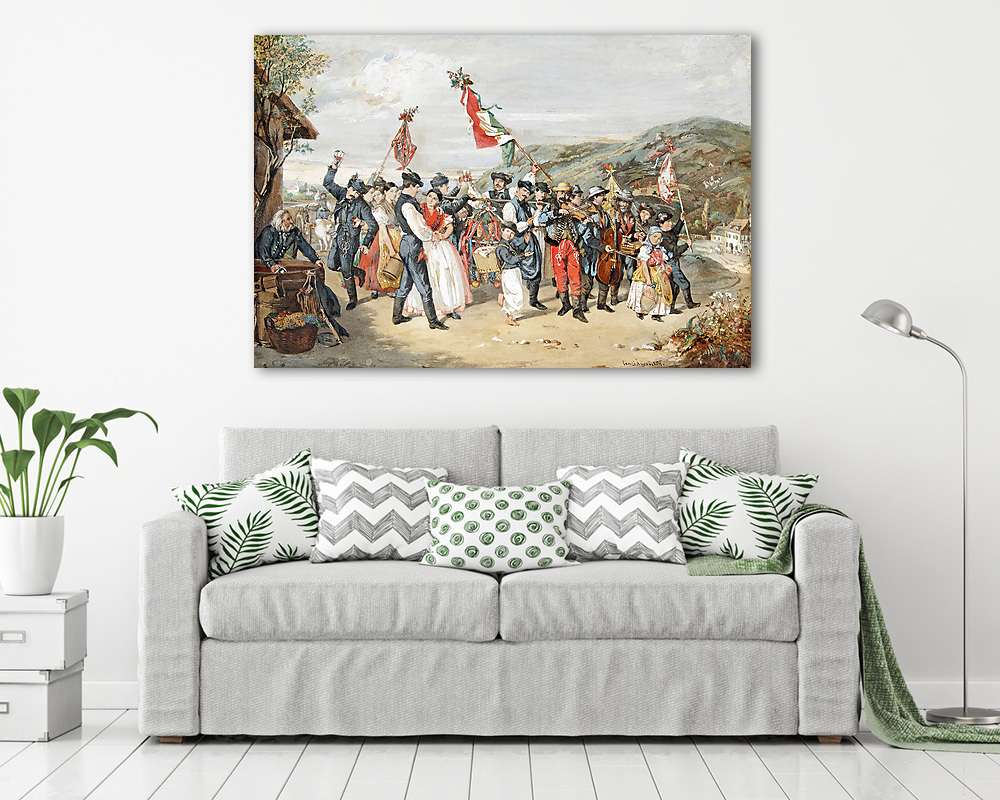 Szüret Vác vidékén (többrészes kép) - vászonkép, falikép otthonra és irodába