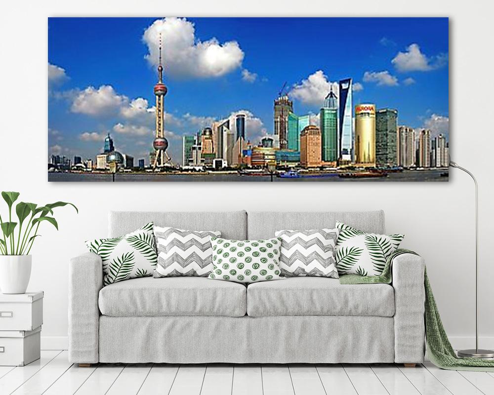 Shanghai panoráma (keretezett kép)