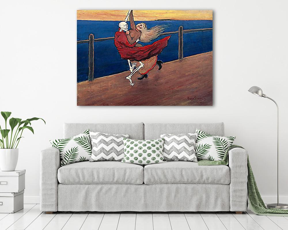 Tánc a halállal (1899) - vászonkép, falikép vásárlás Tánc a halállal (1899) (vászonkép) - vászonkép, falikép otthonra és irodába