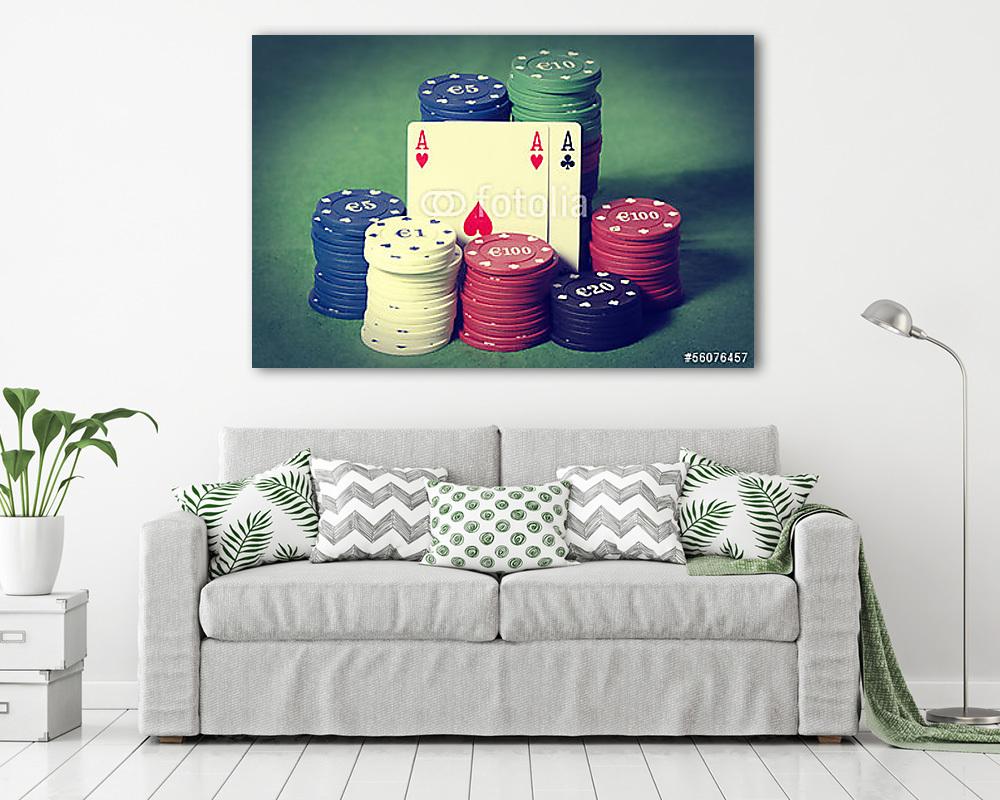 Ász pár (többrészes kép) - vászonkép, falikép otthonra és irodába