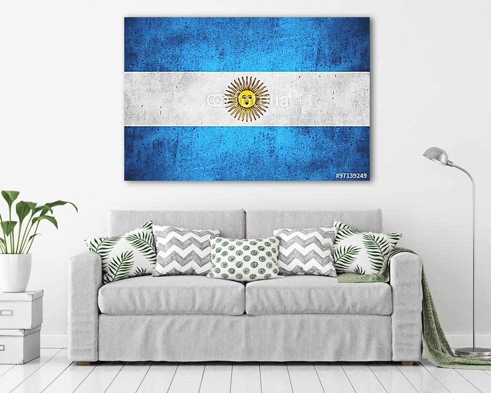 Argentína lobogója (többrészes kép) - vászonkép, falikép otthonra és irodába
