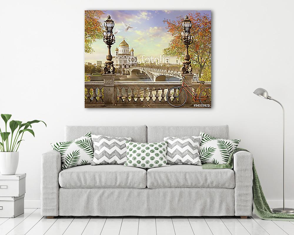 A Megváltó Krisztus székesegyház, Moszkva (vászonkép) - vászonkép, falikép otthonra és irodába