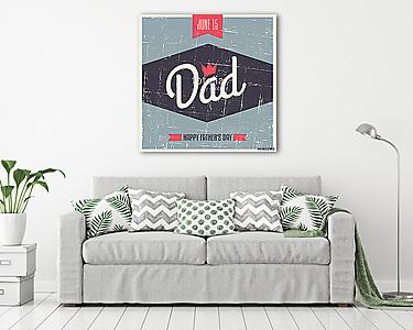 Apák napja üdvözlőlap (vászonkép) - vászonkép, falikép otthonra és irodába