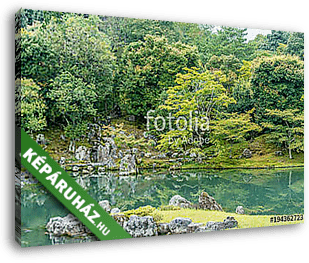 Beautiful Sogenchi Garden at Tenryu-ji temple in Arashiyama, Kyo - vászonkép 3D látványterv