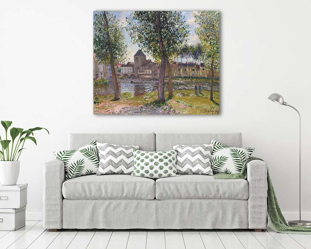 Nyárfák Moret sur Loingban - vászonkép, falikép vásárlás Nyárfák Moret sur Loingban (vászonkép) - vászonkép, falikép otthonra és irodába