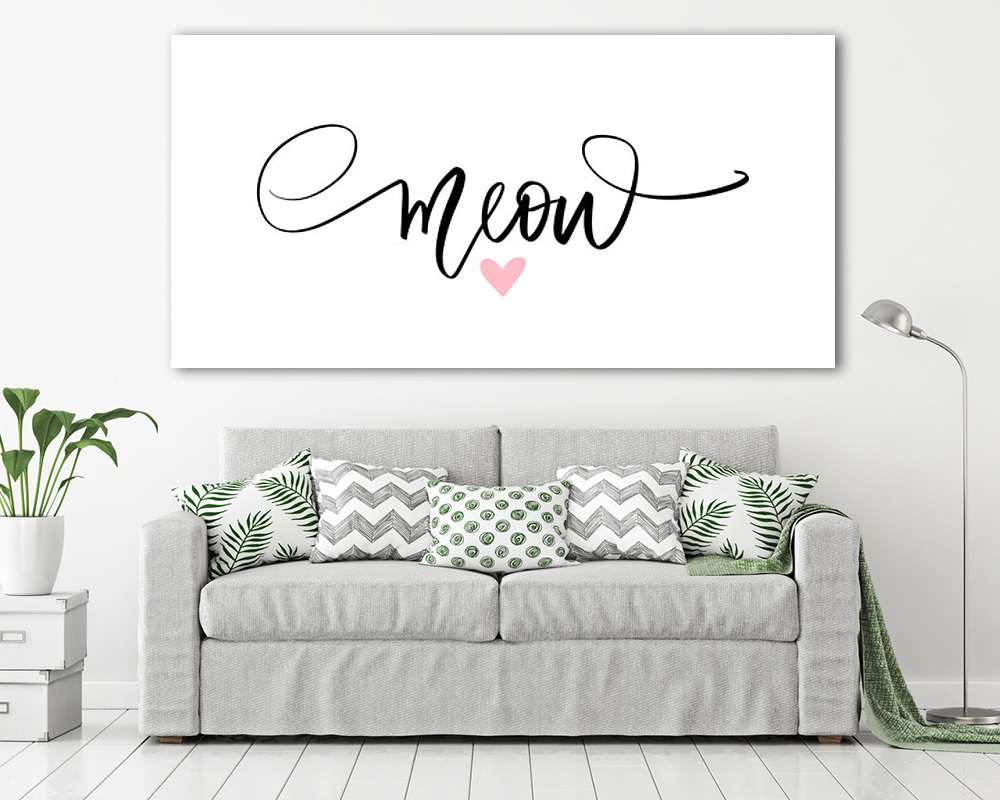 Meow - Miaú  - vászonkép, falikép vásárlás Meow - Miaú  (vászonkép) - vászonkép, falikép otthonra és irodába