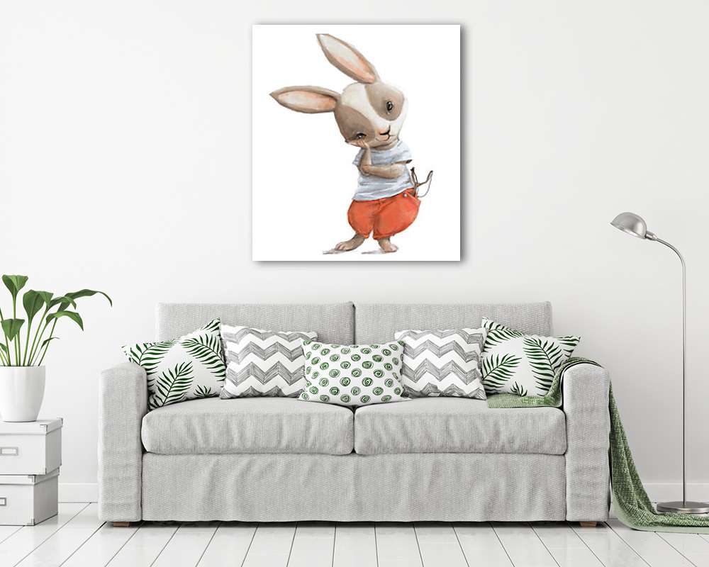 Csibész nyuszik - Csúzlis - vászonkép, falikép vásárlás Csibész nyuszik - Csúzlis (vászonkép) - vászonkép, falikép otthonra és irodába